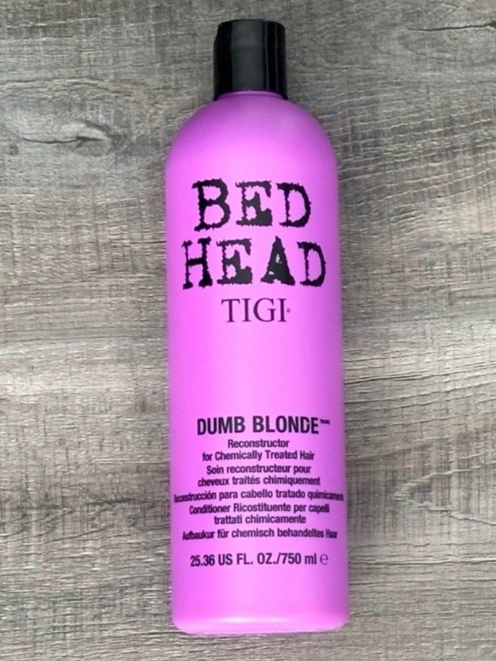 New Large TIGI Bed Head Dumb Blonde Reconstructor Conditioner 25.36 fl oz